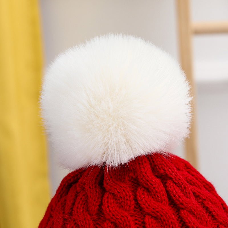 Cozy Christmas Knitted Beanie for Kids and Adults - BPRunning