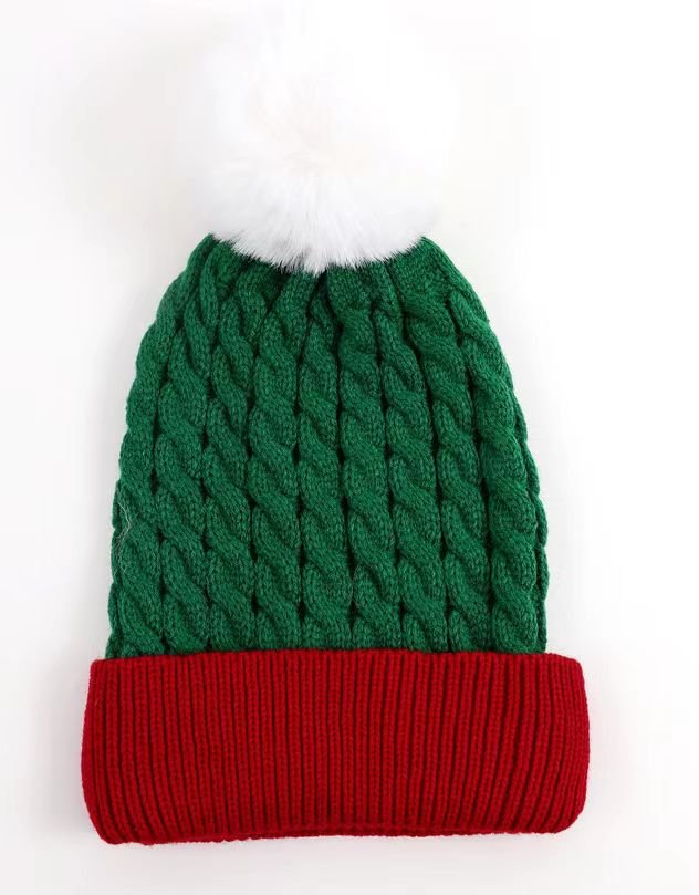 Cozy Christmas Knitted Beanie for Kids and Adults - BPRunning