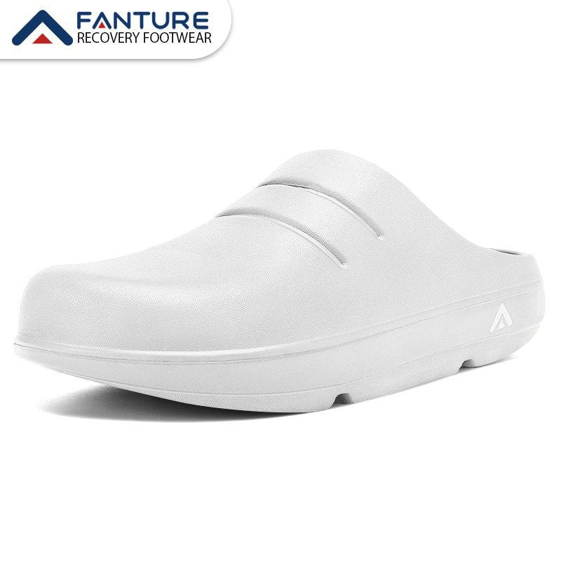 FANTURE Closed-Toe Doctor Recovery Sandals - Shock Absorbing & Arch Support - BPRunning