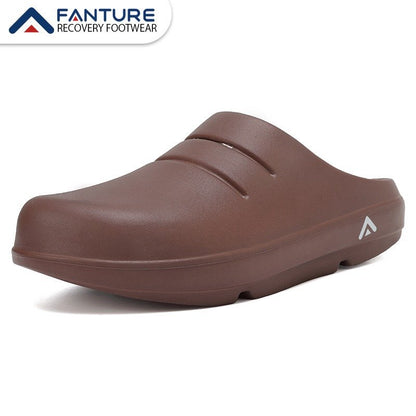 FANTURE Closed-Toe Doctor Recovery Sandals - Shock Absorbing & Arch Support - BPRunning