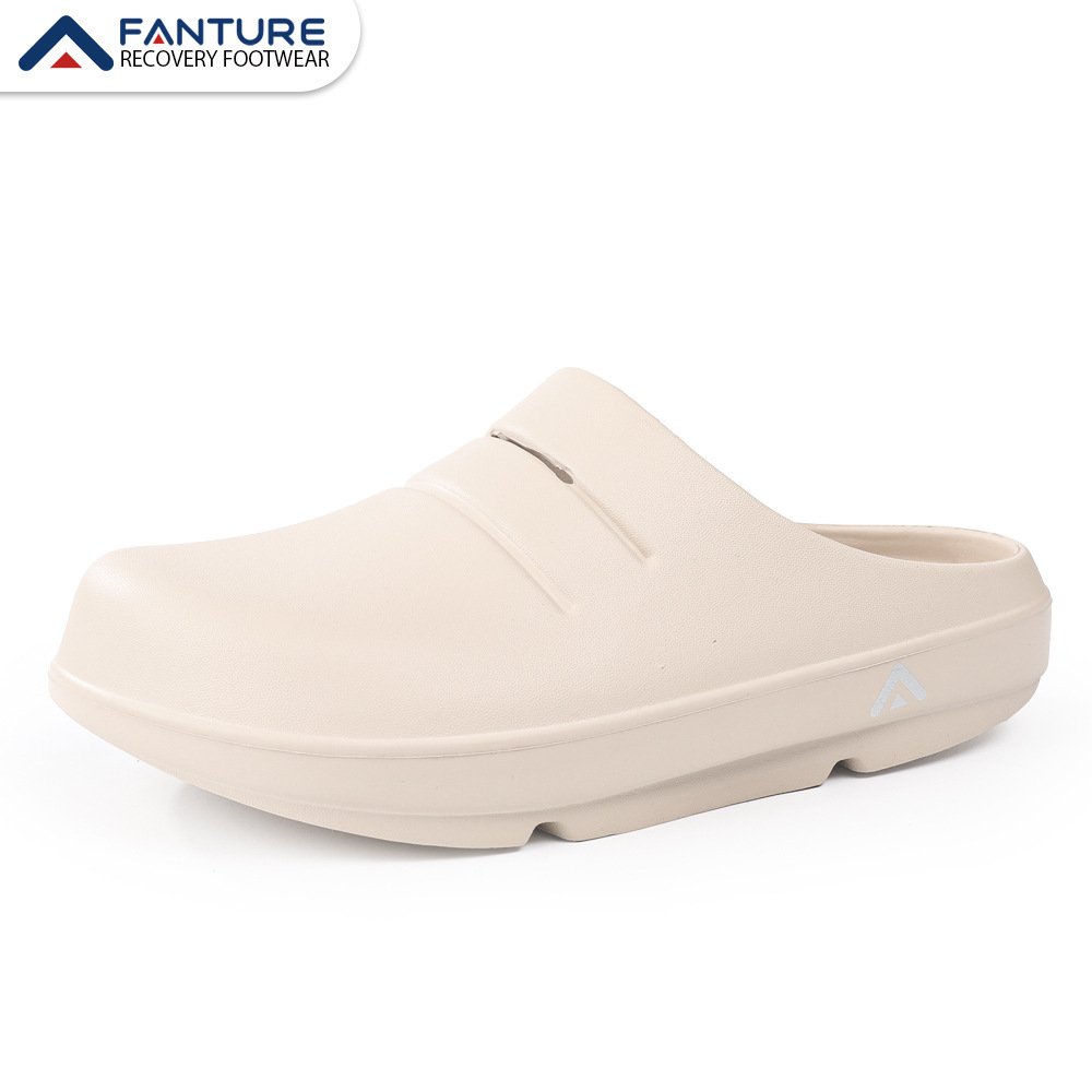 FANTURE Closed-Toe Doctor Recovery Sandals - Shock Absorbing & Arch Support - BPRunning