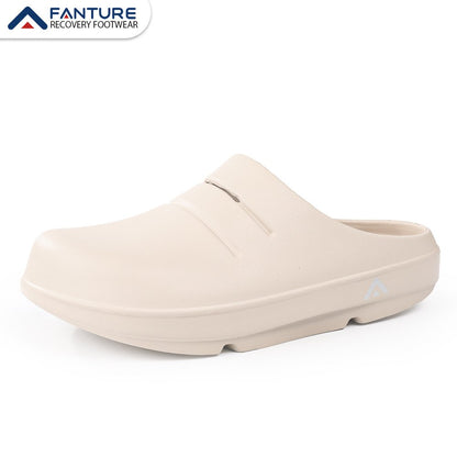 FANTURE Closed-Toe Doctor Recovery Sandals - Shock Absorbing & Arch Support - BPRunning