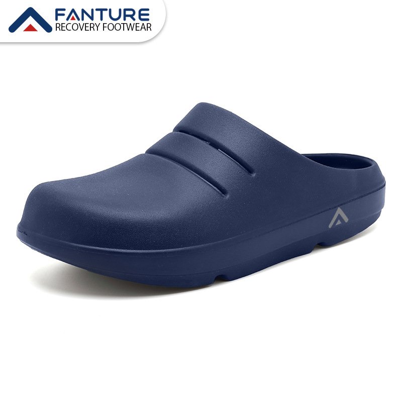 FANTURE Closed-Toe Doctor Recovery Sandals - Shock Absorbing & Arch Support - BPRunning