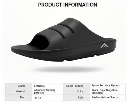 FANTURE Thick-Soled Non-Slip Recovery Slippers - Arch Support & Shock Absorption - BPRunning