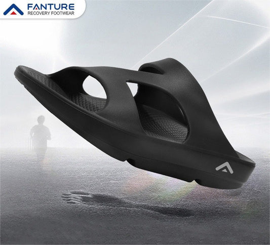 FANTURE Unisex Z-Shaped Recovery Slippers - Arch Support & Pain Relief - BPRunning