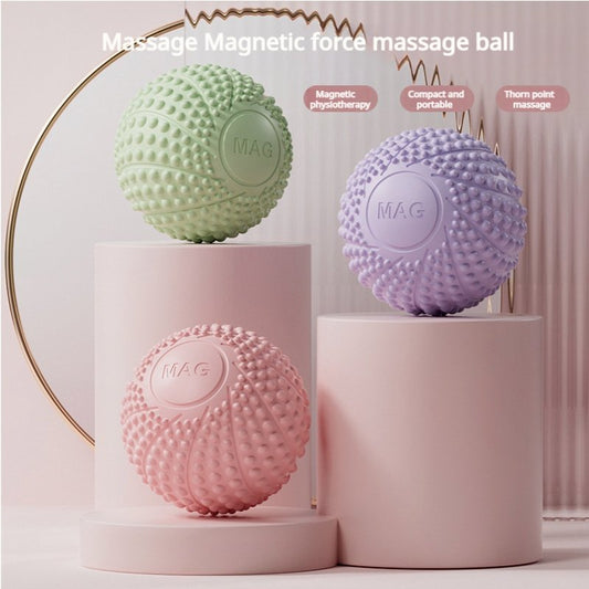 Magnetic Therapy Spiky Massage Ball for Full Body Relaxation - BPRunning