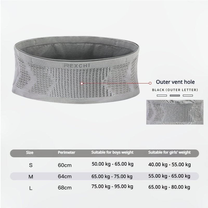 Multifunctional Knit Breathable Concealed Waist Bag - Adjustable Anti-Slip Running Belt - BPRunning