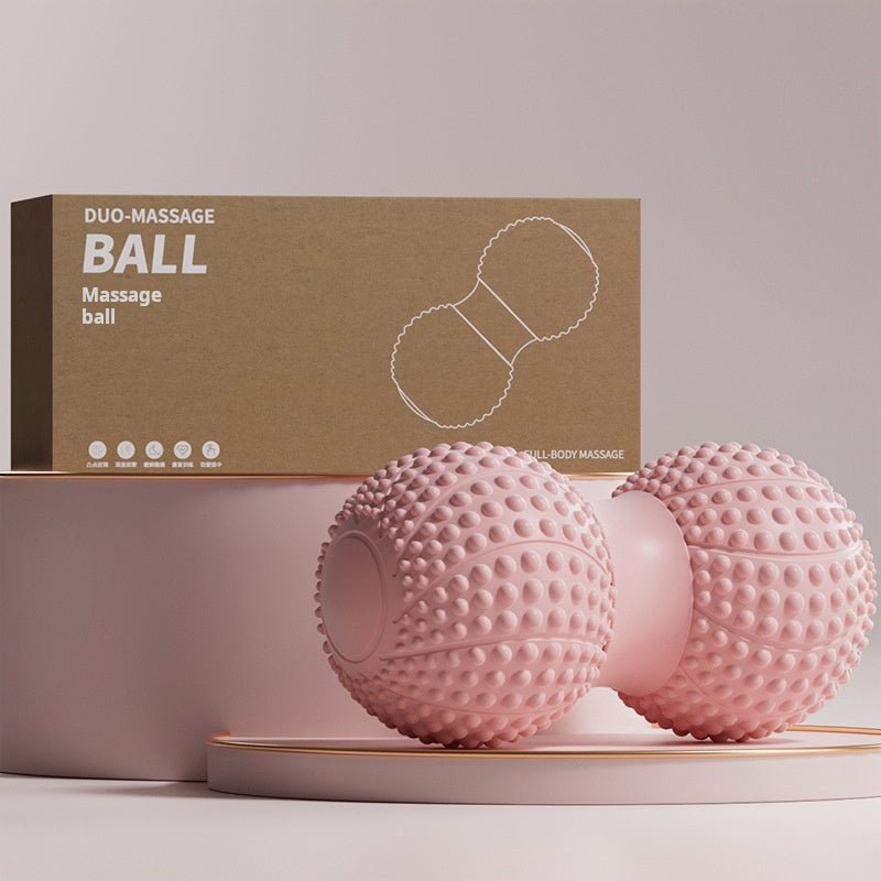 Peanut-Shaped Massage Ball – Dual Lacrosse Balls for Deep Tissue Relief and Muscle Recovery - BPRunning