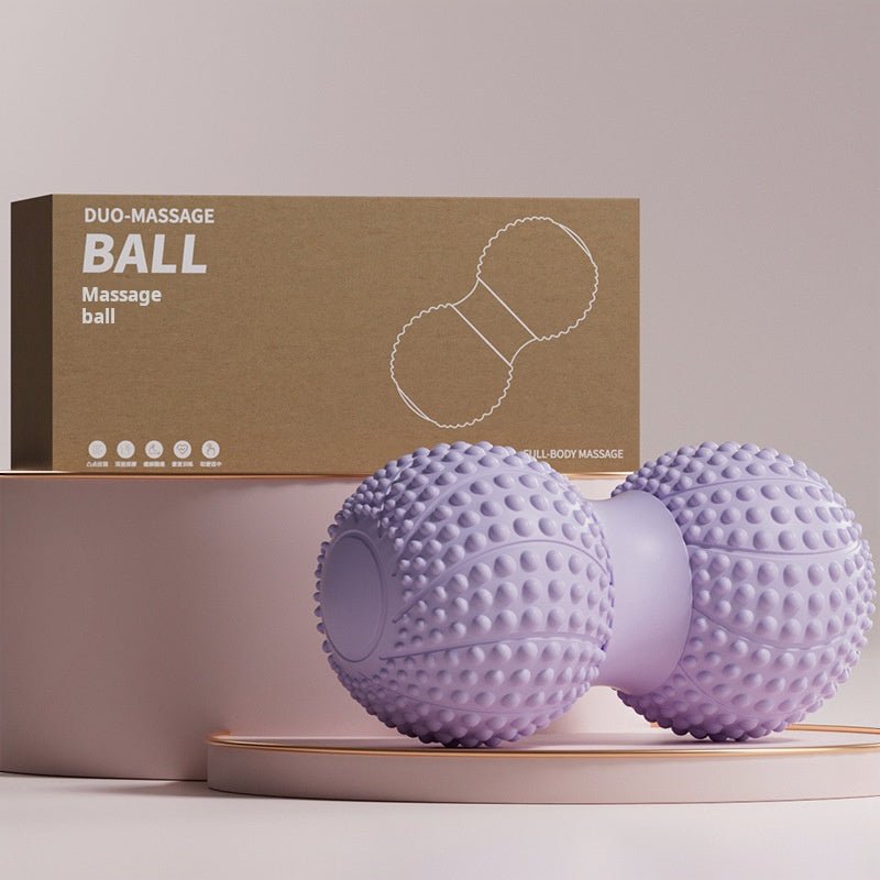 Peanut-Shaped Massage Ball – Dual Lacrosse Balls for Deep Tissue Relief and Muscle Recovery - BPRunning