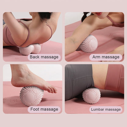 Peanut-Shaped Massage Ball – Dual Lacrosse Balls for Deep Tissue Relief and Muscle Recovery - BPRunning