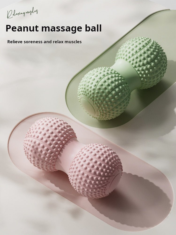 Peanut-Shaped Massage Ball – Dual Lacrosse Balls for Deep Tissue Relief and Muscle Recovery - BPRunning