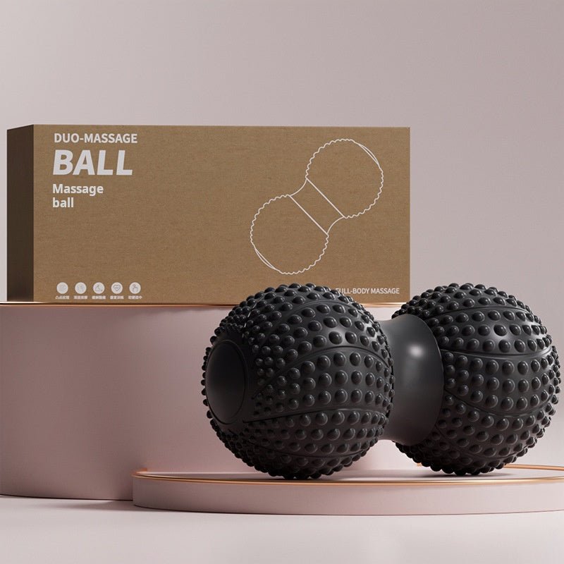 Peanut-Shaped Massage Ball – Dual Lacrosse Balls for Deep Tissue Relief and Muscle Recovery - BPRunning