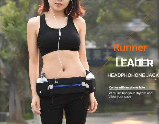 Running Belt with Water Bottle Holder - BPRunning