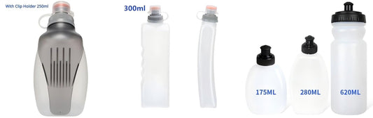 Running Water Bottles (2-Pack) - BPA-Free & Leak-Proof - BPRunning