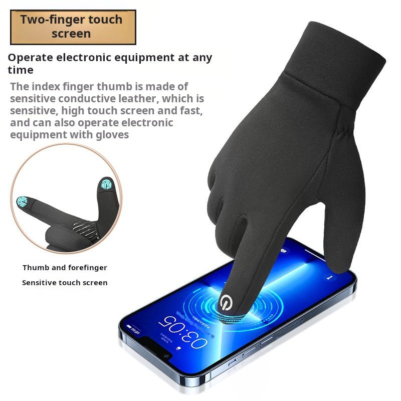 Unisex Non-Slip Touchscreen Running Gloves - Weather-Resistant - BPRunning