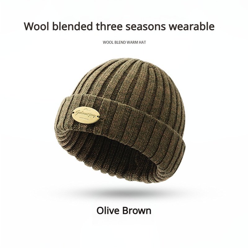 Unisex Thickened Wool Knit Beanie Hat – Ultimate Winter Warmth & Ear Protection for Outdoor Adventures - BPRunning