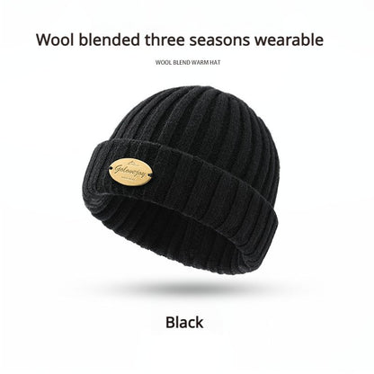 Unisex Thickened Wool Knit Beanie Hat – Ultimate Winter Warmth & Ear Protection for Outdoor Adventures - BPRunning