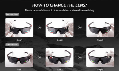 Polarized Running Sunglasses with 5 Lenses - BPRunning